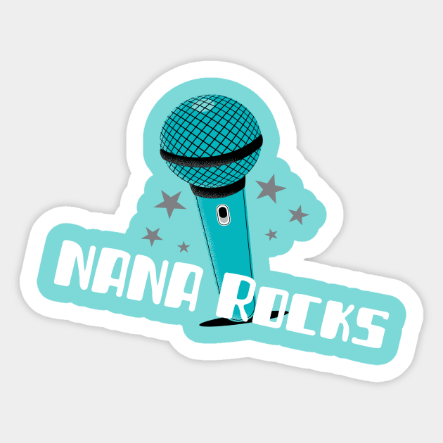 NANA ROCKS Sticker by Grammy Nest